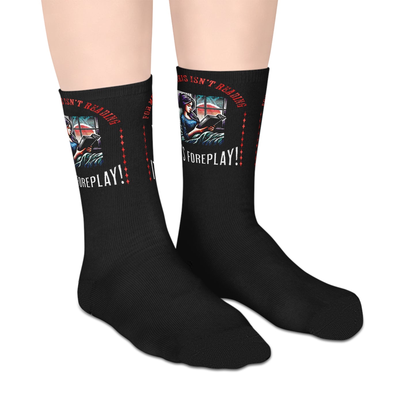This ain't reading  Socks - Bookslut Shirts