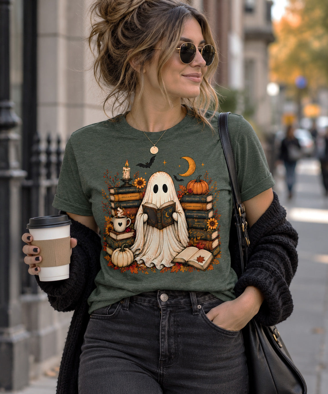 Too Booked to Haunt Tee