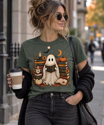 Too Booked to Haunt Tee