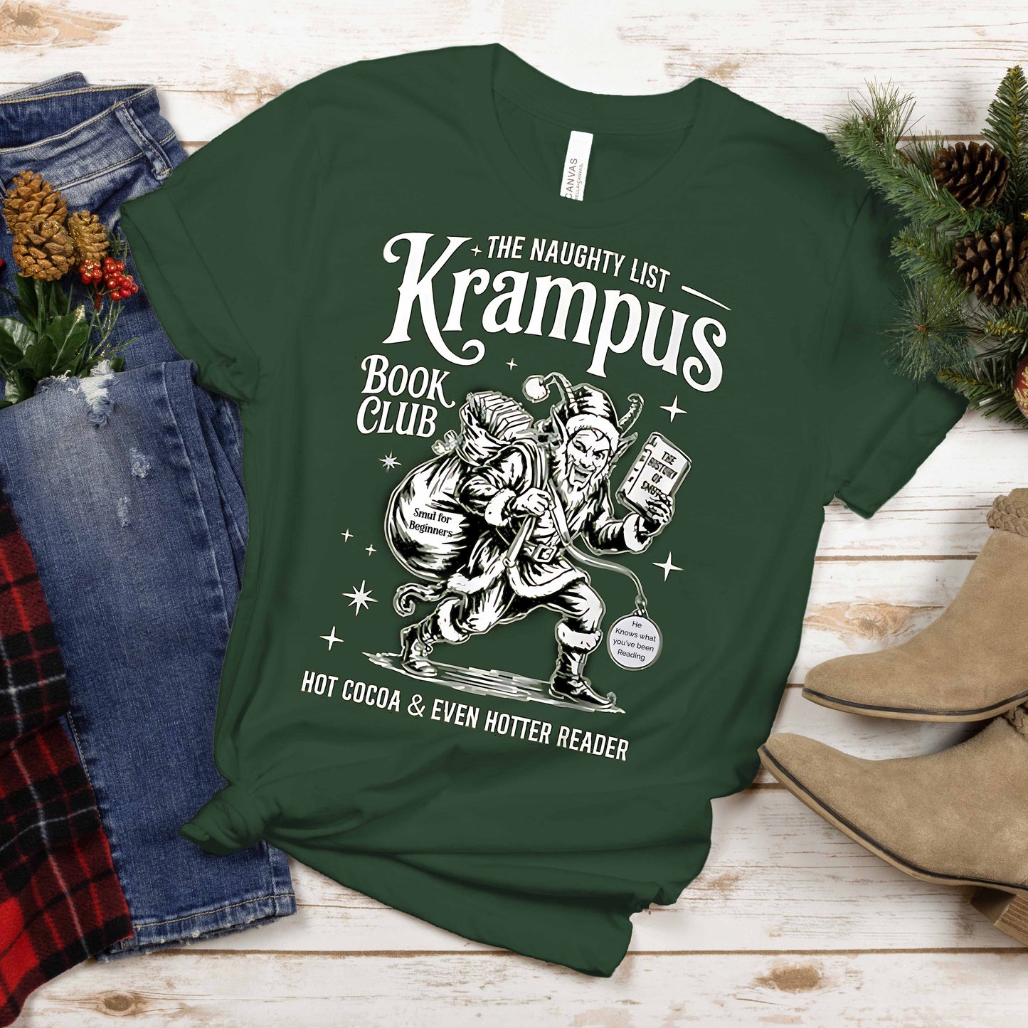 Krampus Book Club Tee