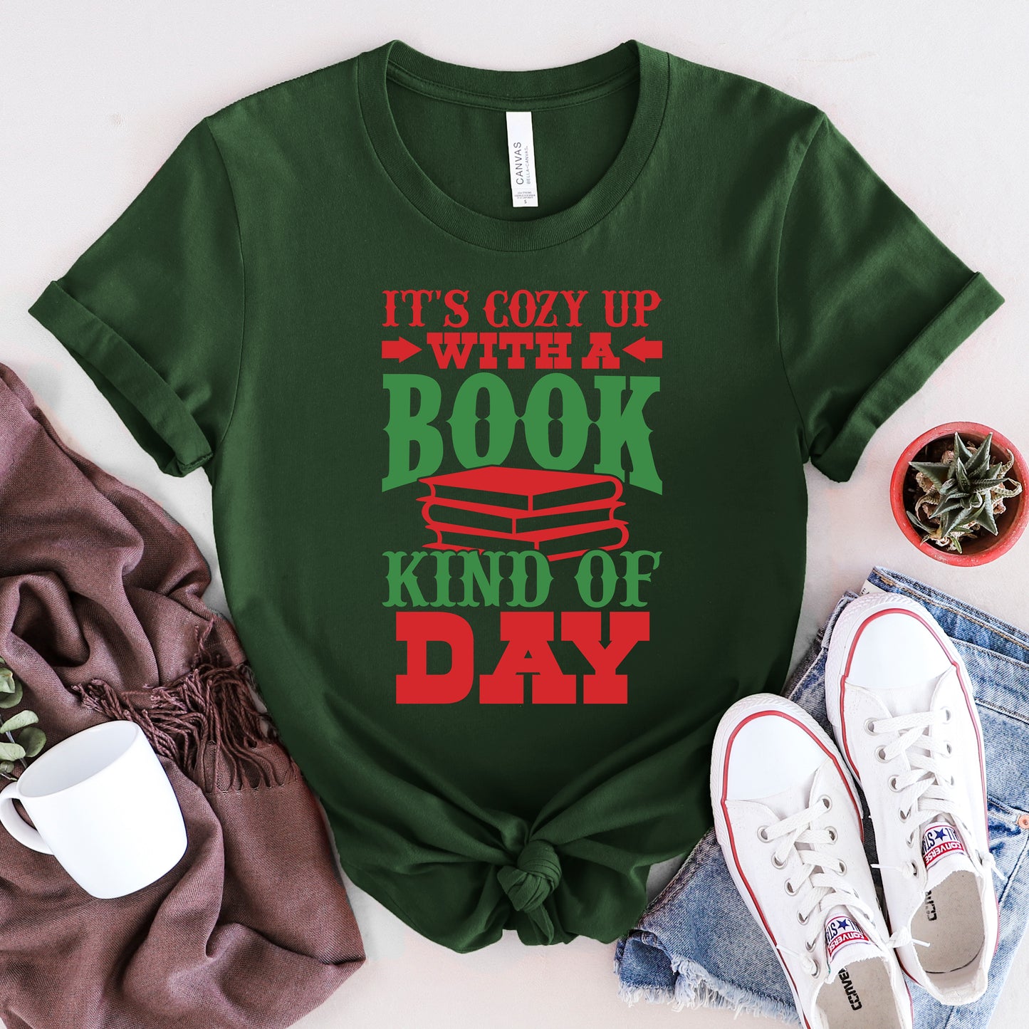 Booked & Cozy Tee