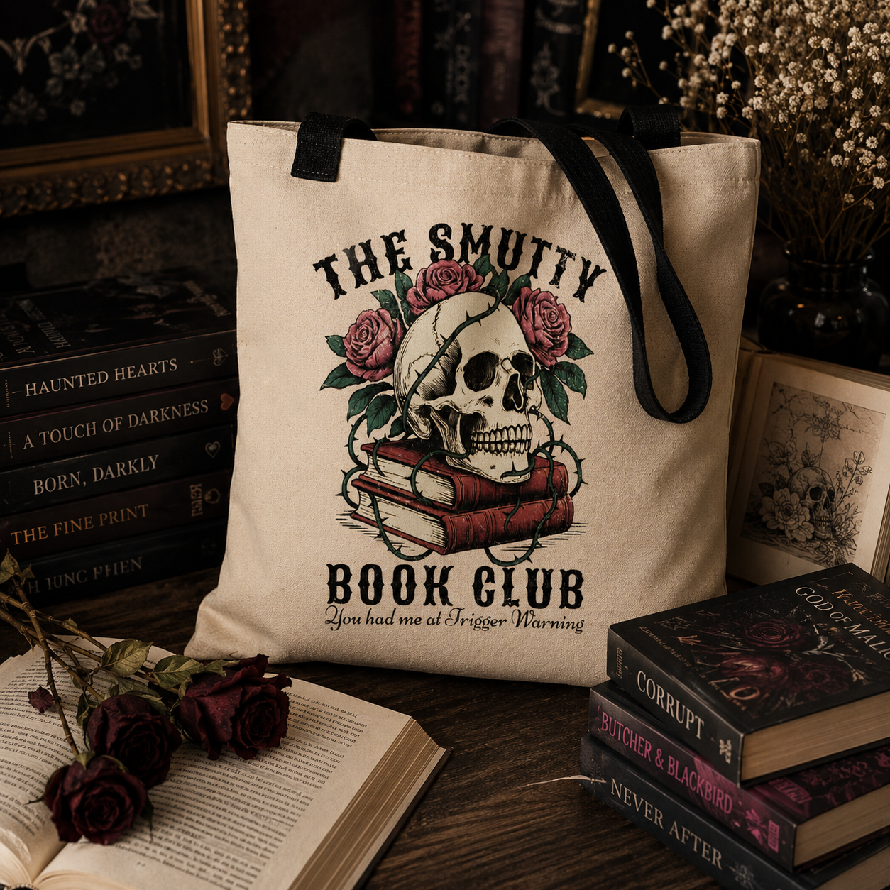 Smutty Book Club Tote Bag