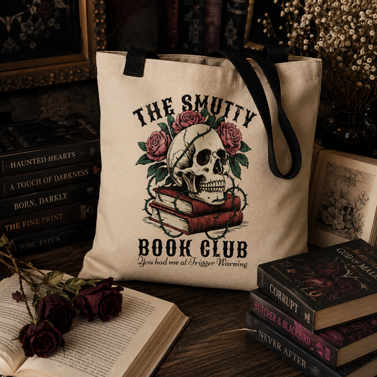 Smutty Book Club Tote Bag