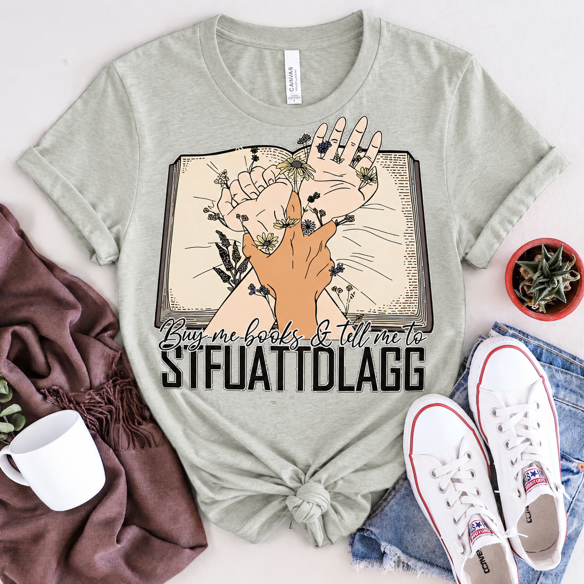 Buy Me Books, Then Go Away Tee