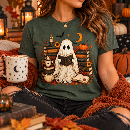 Too Booked to Haunt Tee