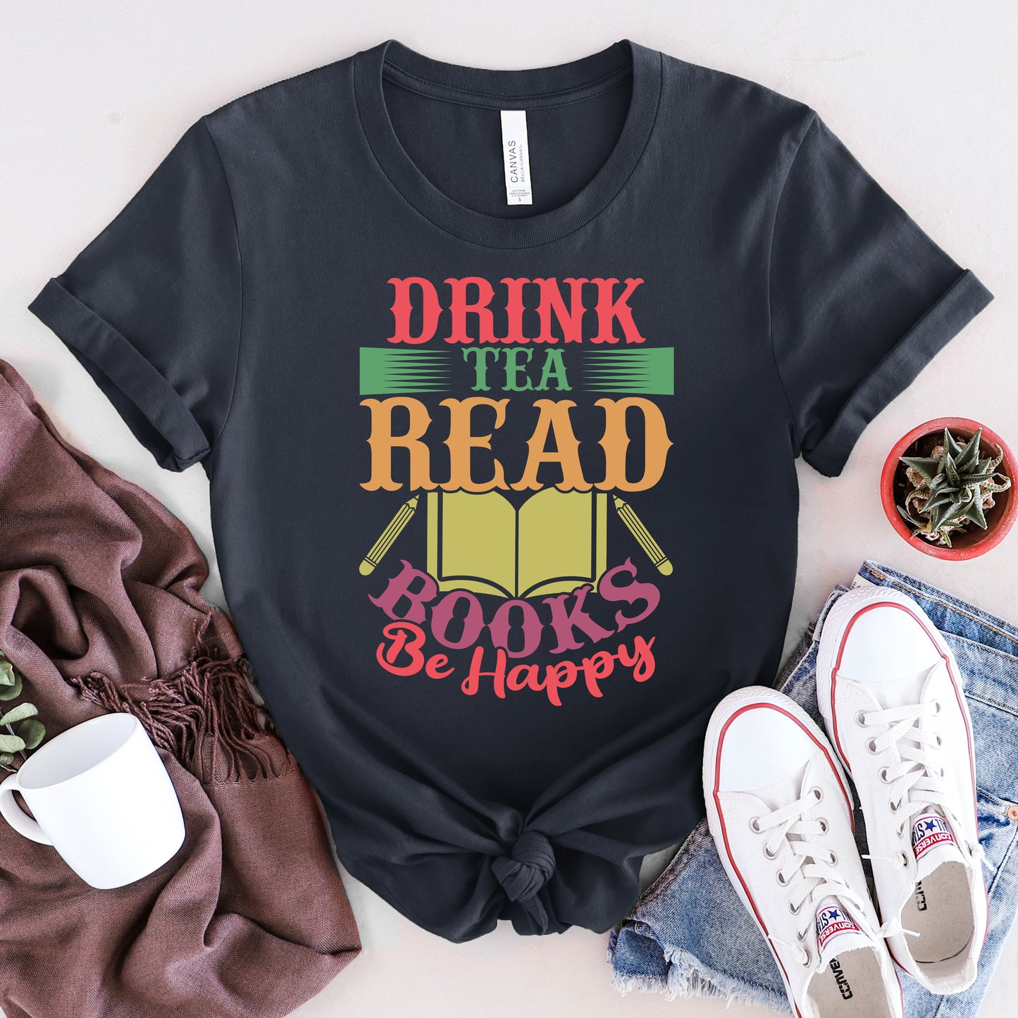 Bookish Brew & Bliss Tee