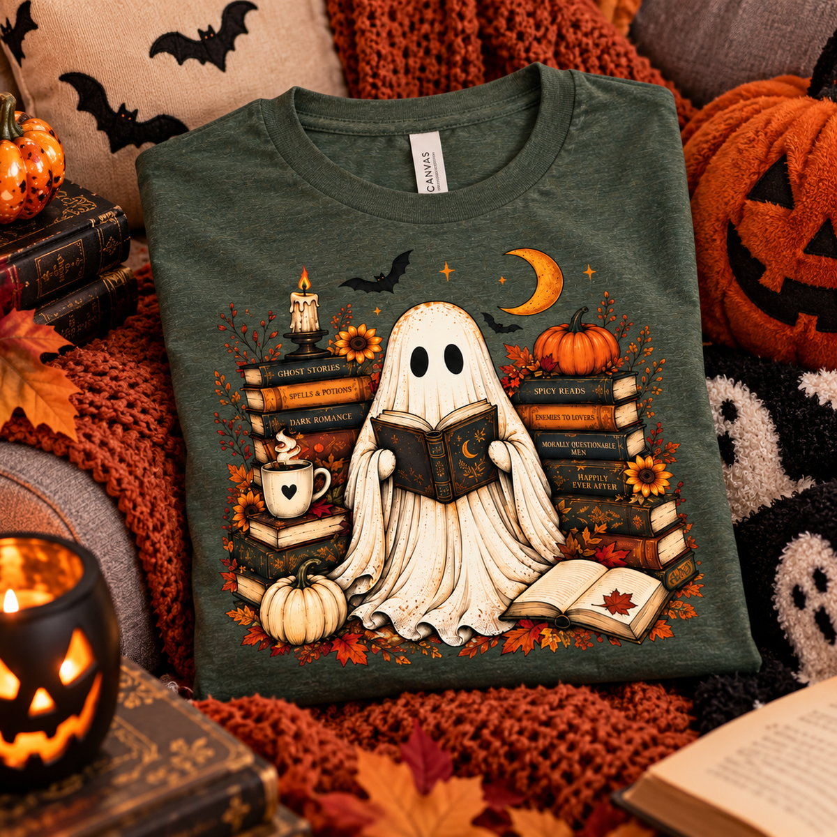 Too Booked to Haunt Tee