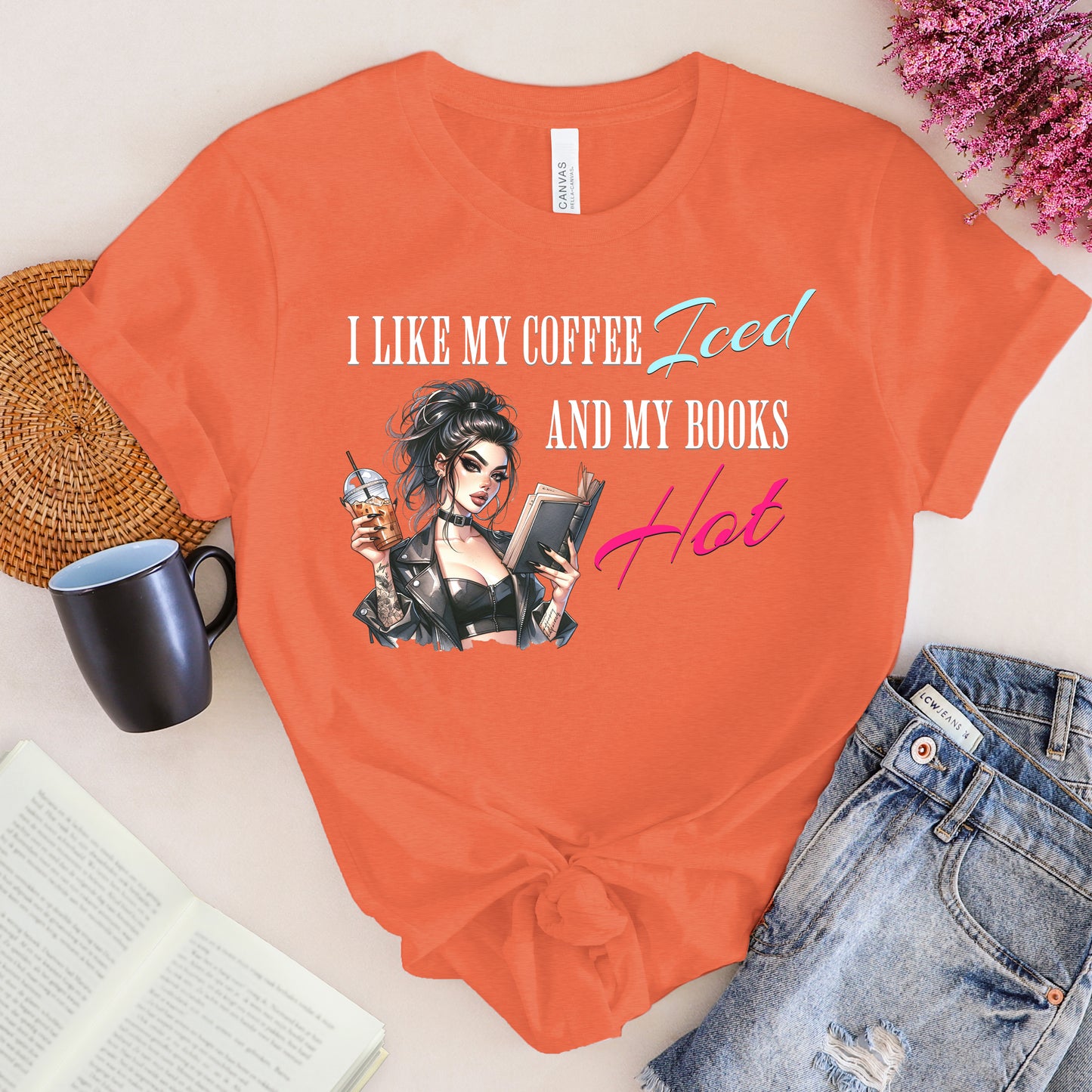 Steamy Sips & Spicy Pages Tee
