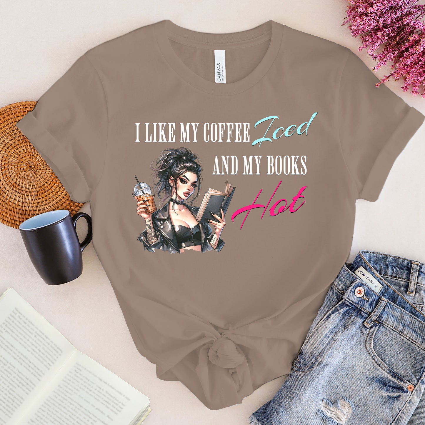 Steamy Sips & Spicy Pages Tee