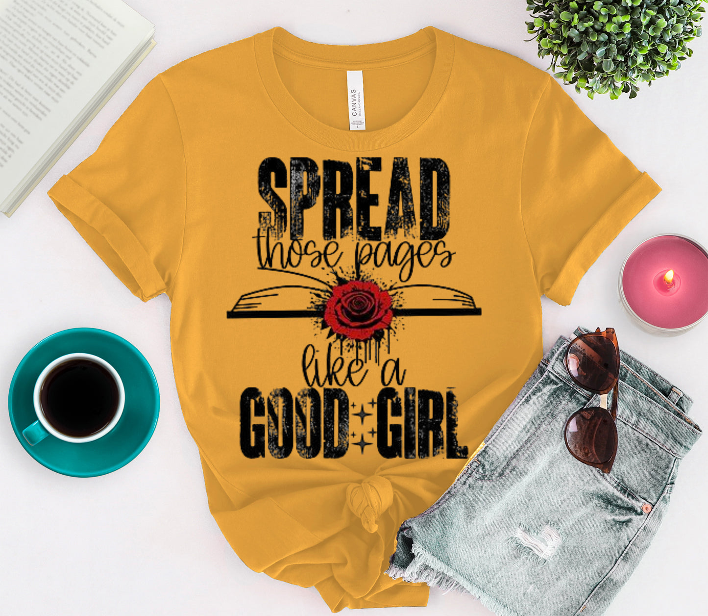 Good Girls Spread their pages Tee