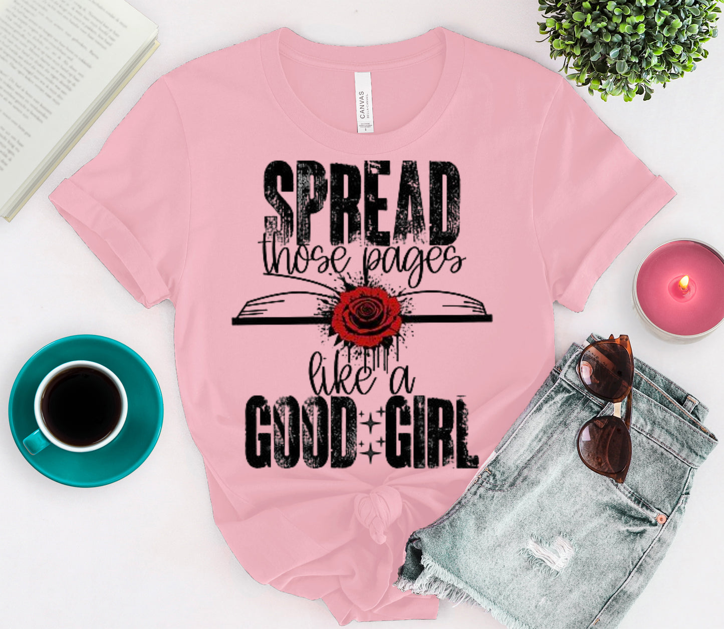 Good Girls Spread their pages Tee