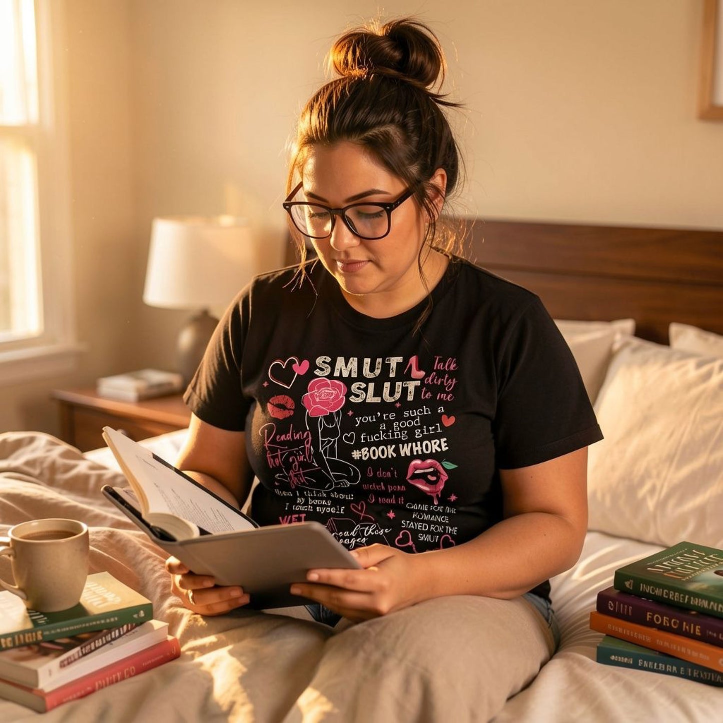 Talk Dirty to Me About Books Tee