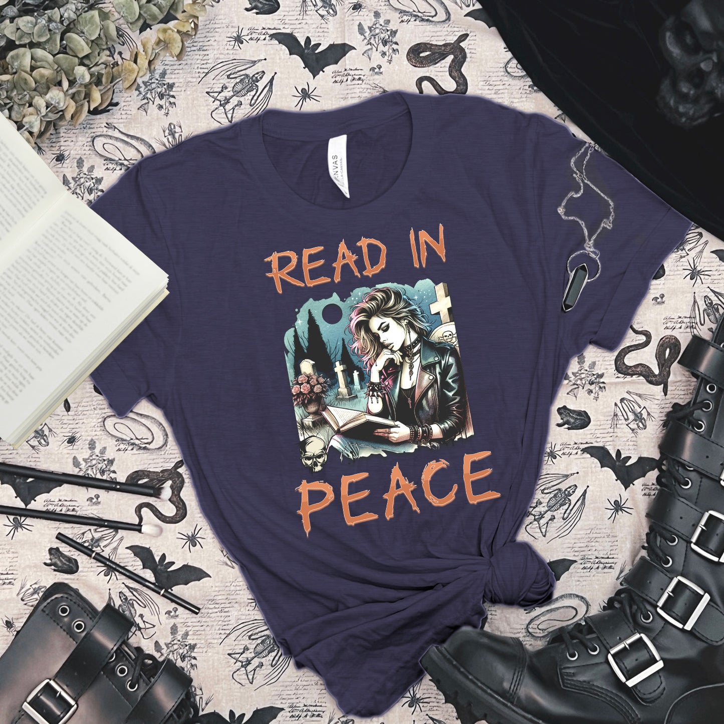 Dead Inside, But Still Reading Tee