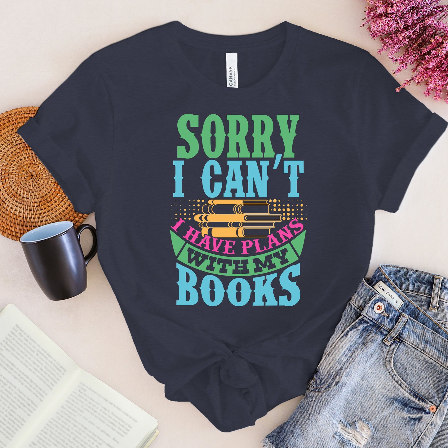No Plans, Just Pages Tee