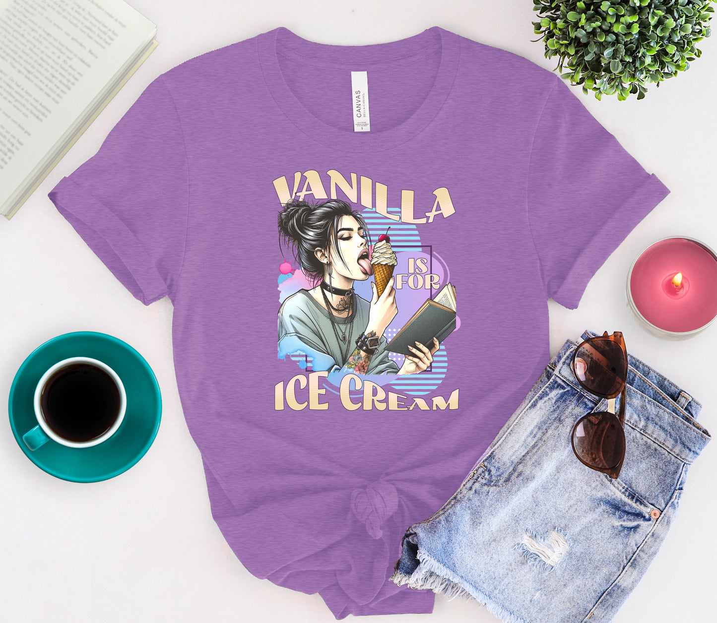 Vanilla is for Ice Cream Tee 🍦😏