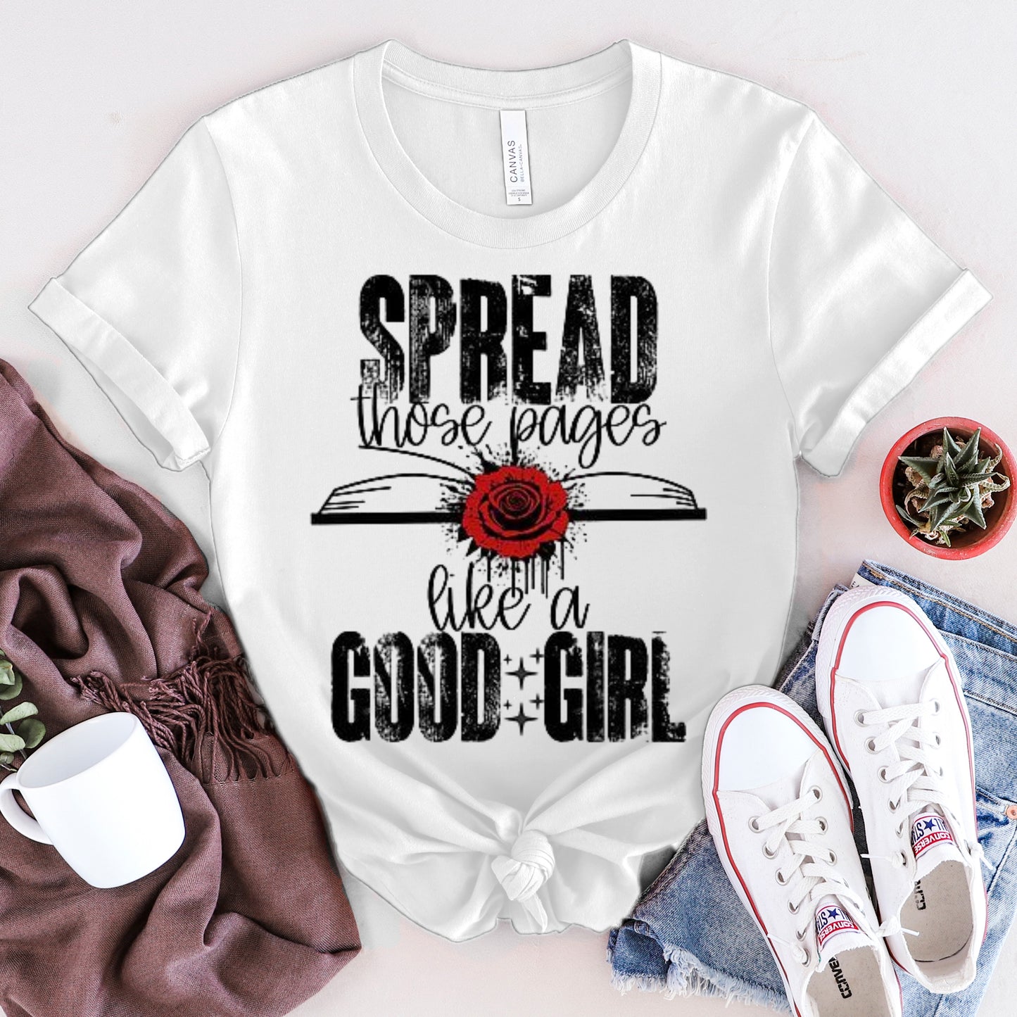 Good Girls Spread their pages Tee