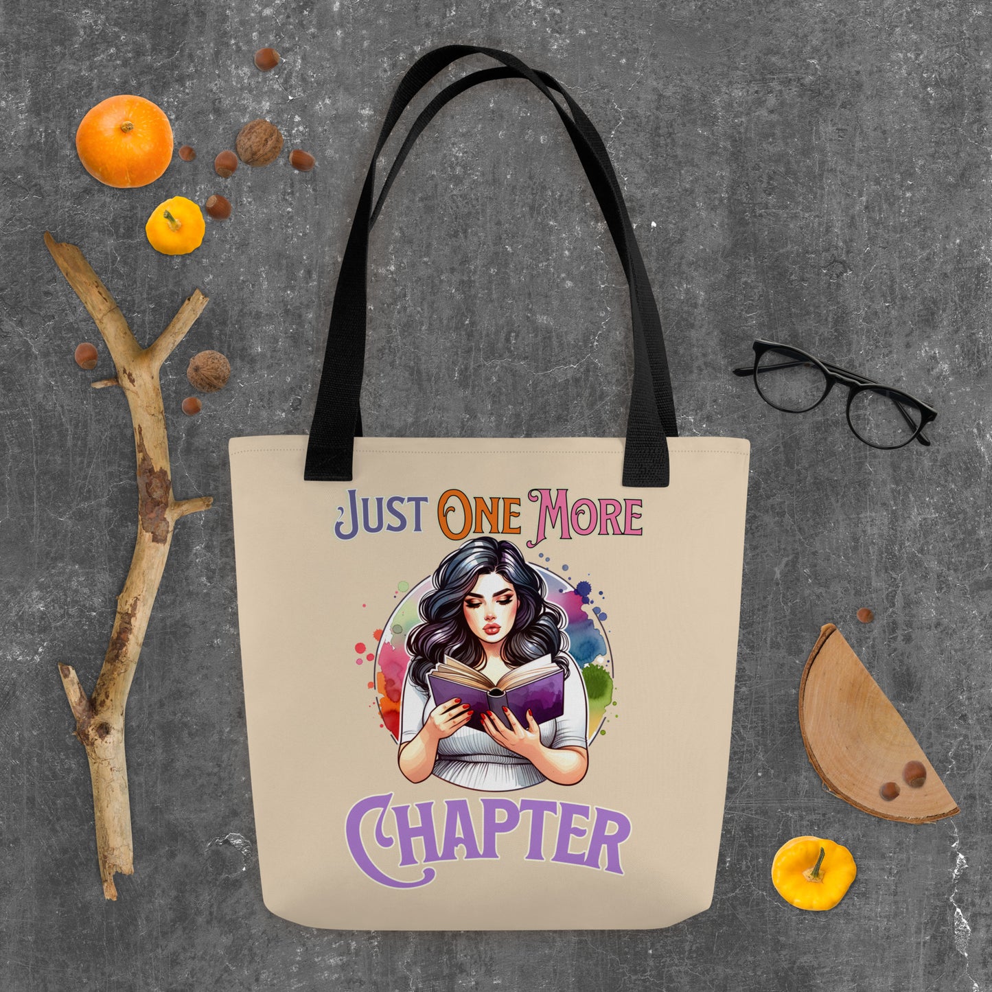 Just One More Chapter Tote bag