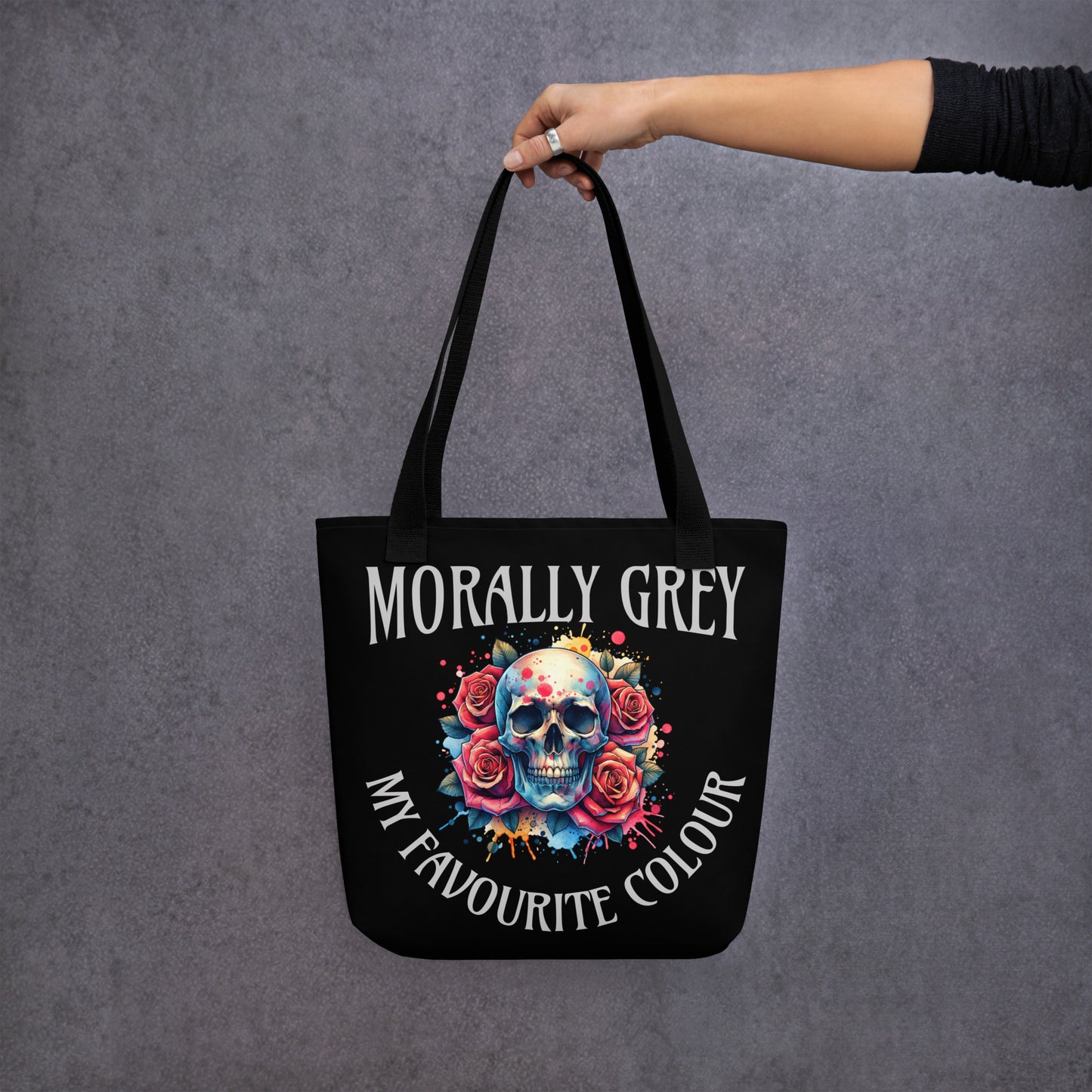 Morally Grey Tote bag