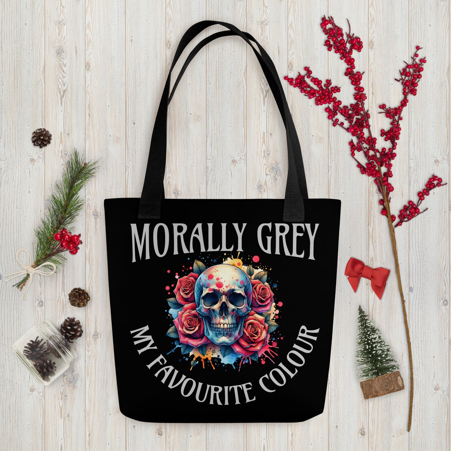 Morally Grey Tote bag
