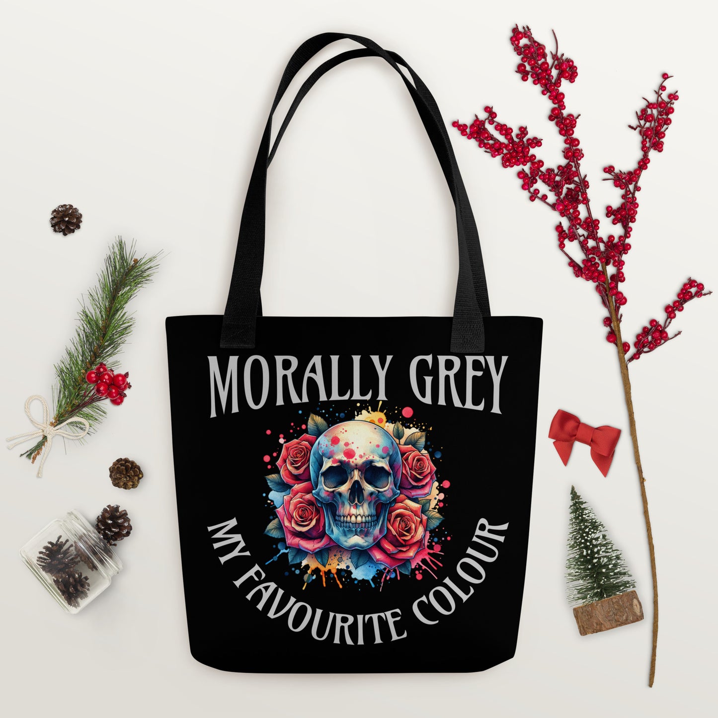 Morally Grey Tote bag