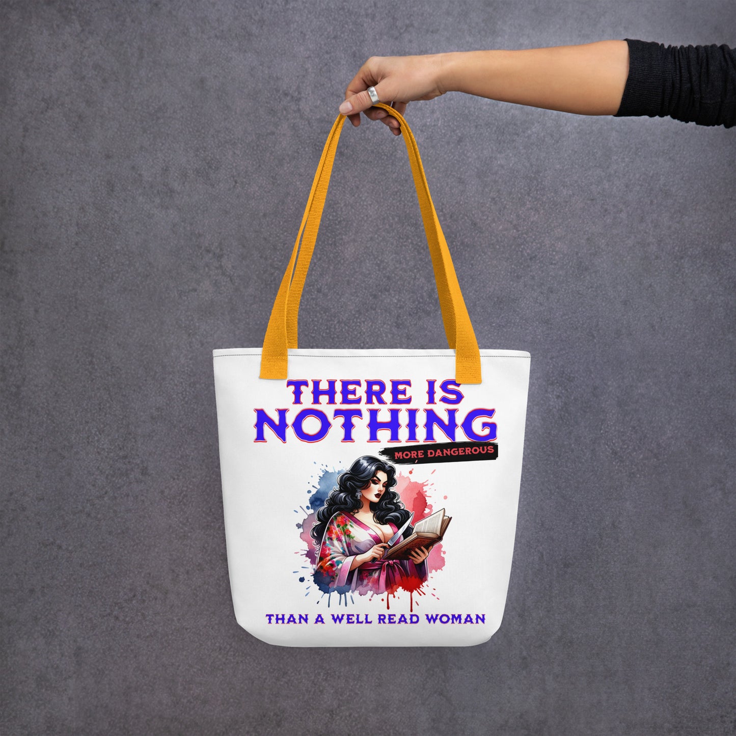 There is Nothing more dangerous Tote bag