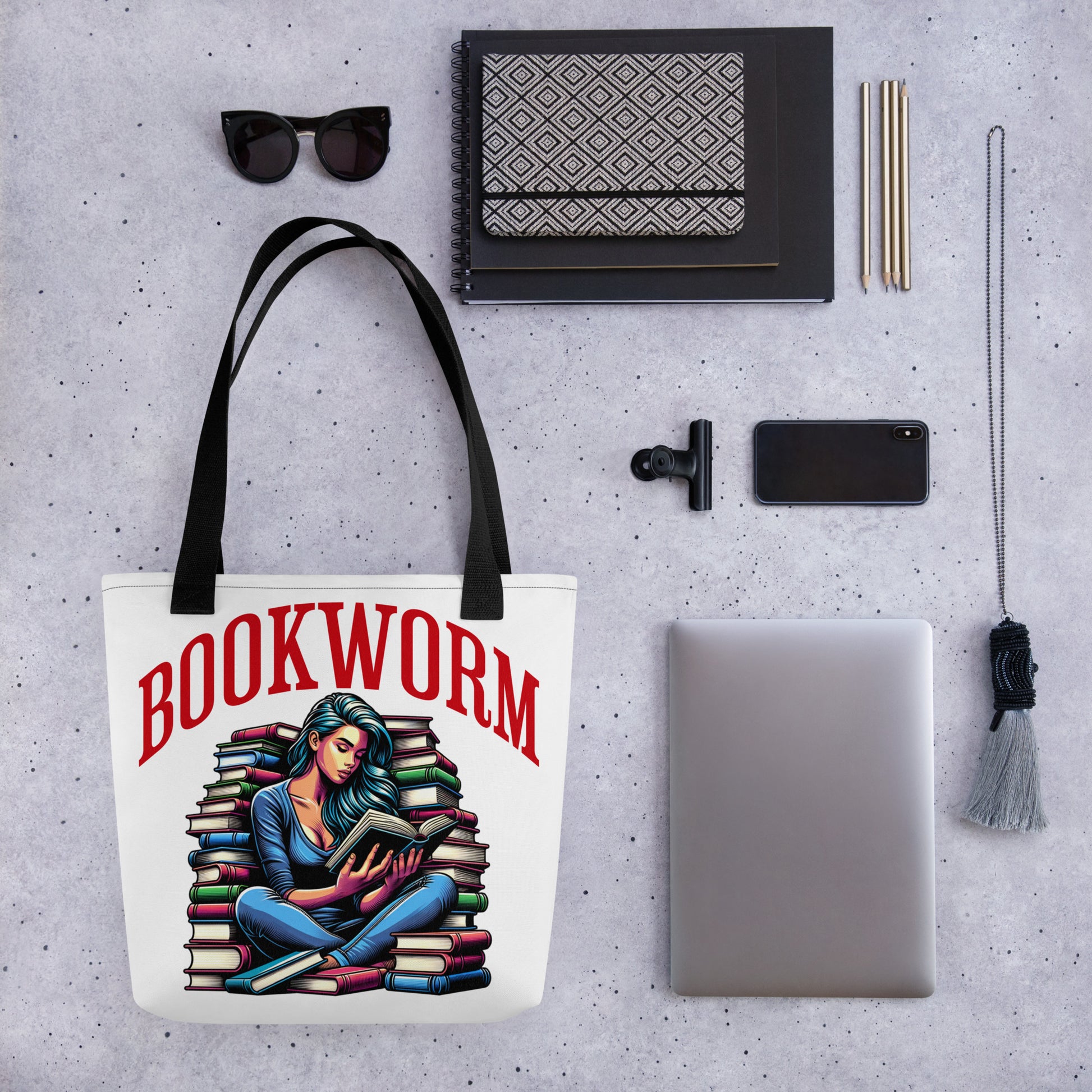 Bookworm Tote bag - Bookslut Shirts