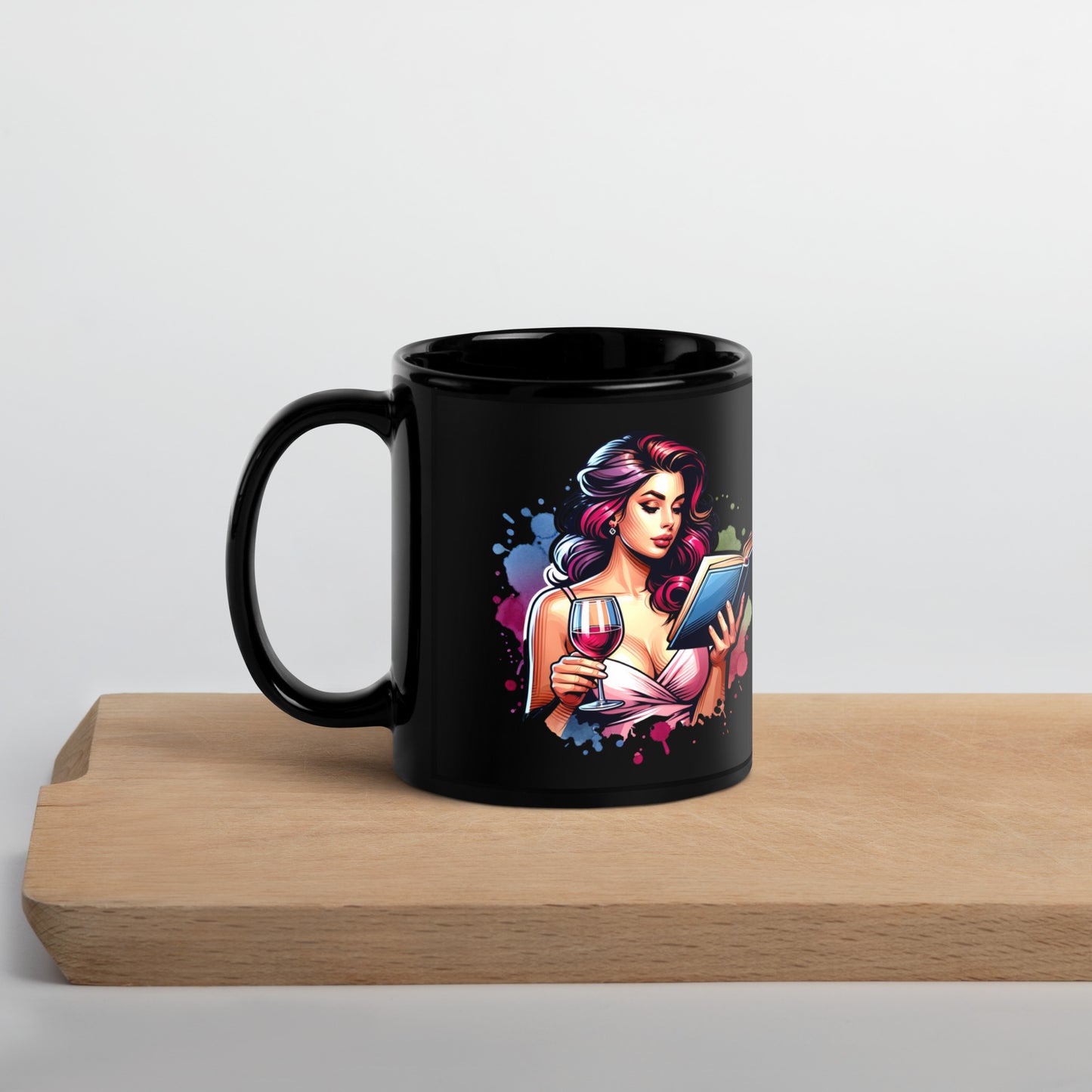 What do i do? Black Glossy Mug