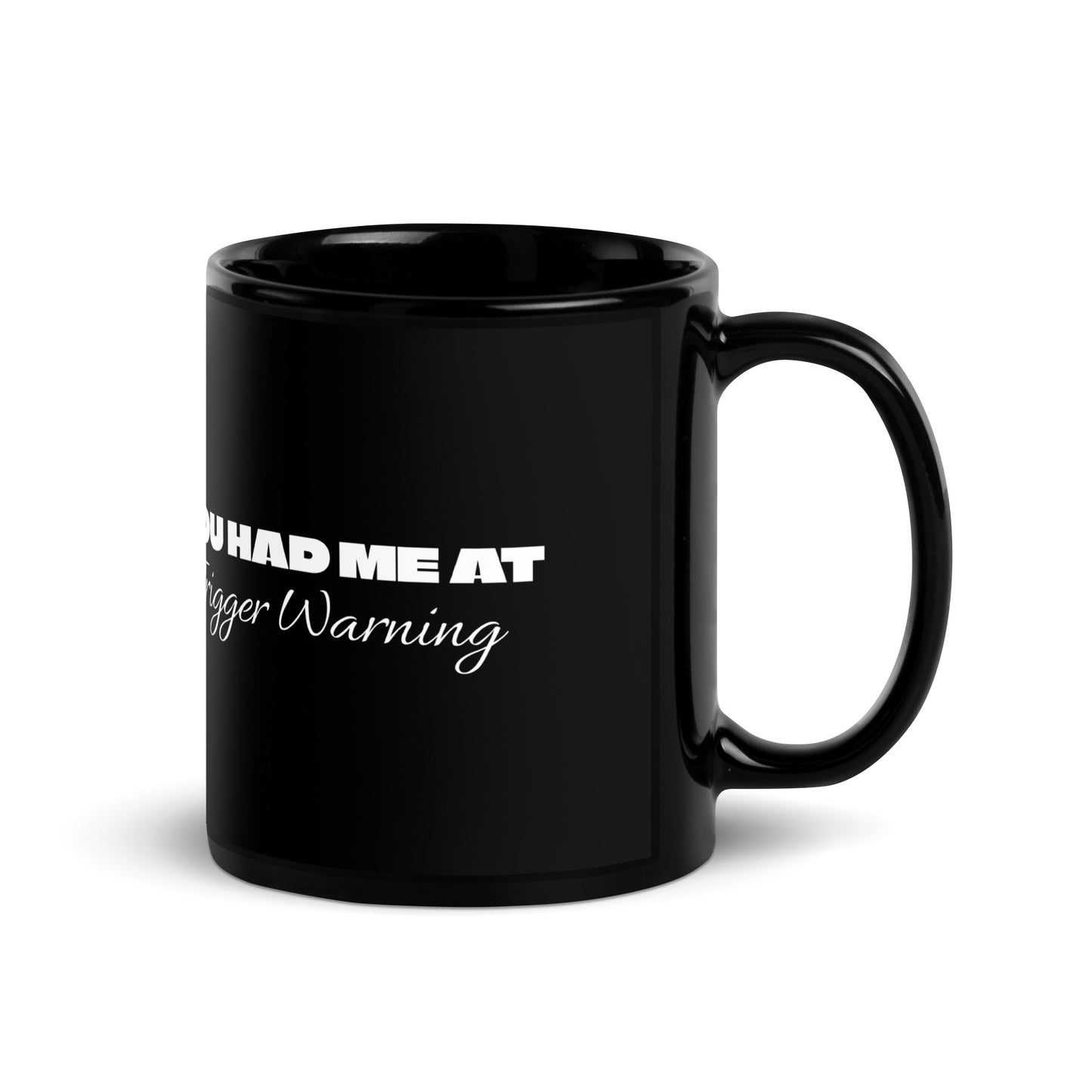 You Had Me at Trigger Warning Glossy Mug