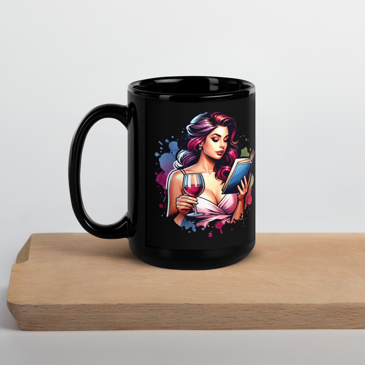What do i do? Black Glossy Mug