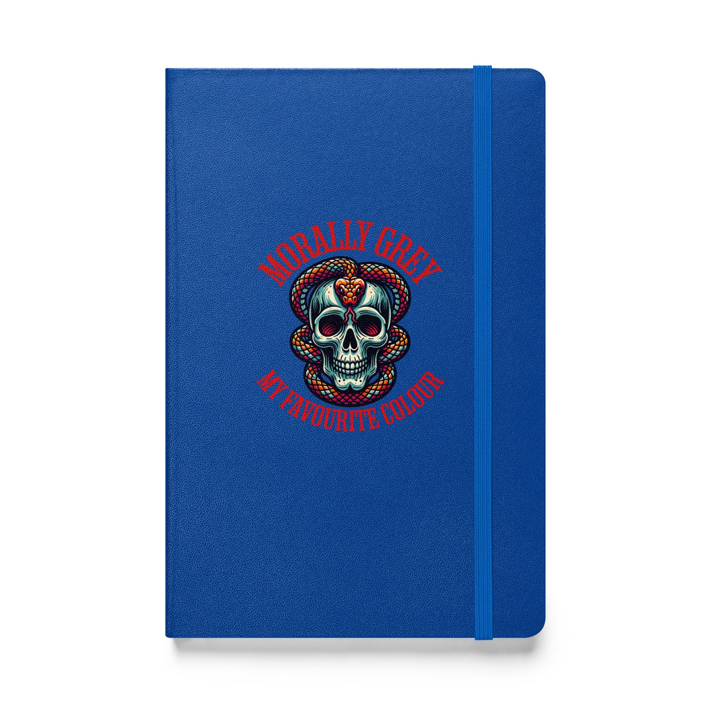 Morally Grey Hardcover notebook - Bookslut Shirts