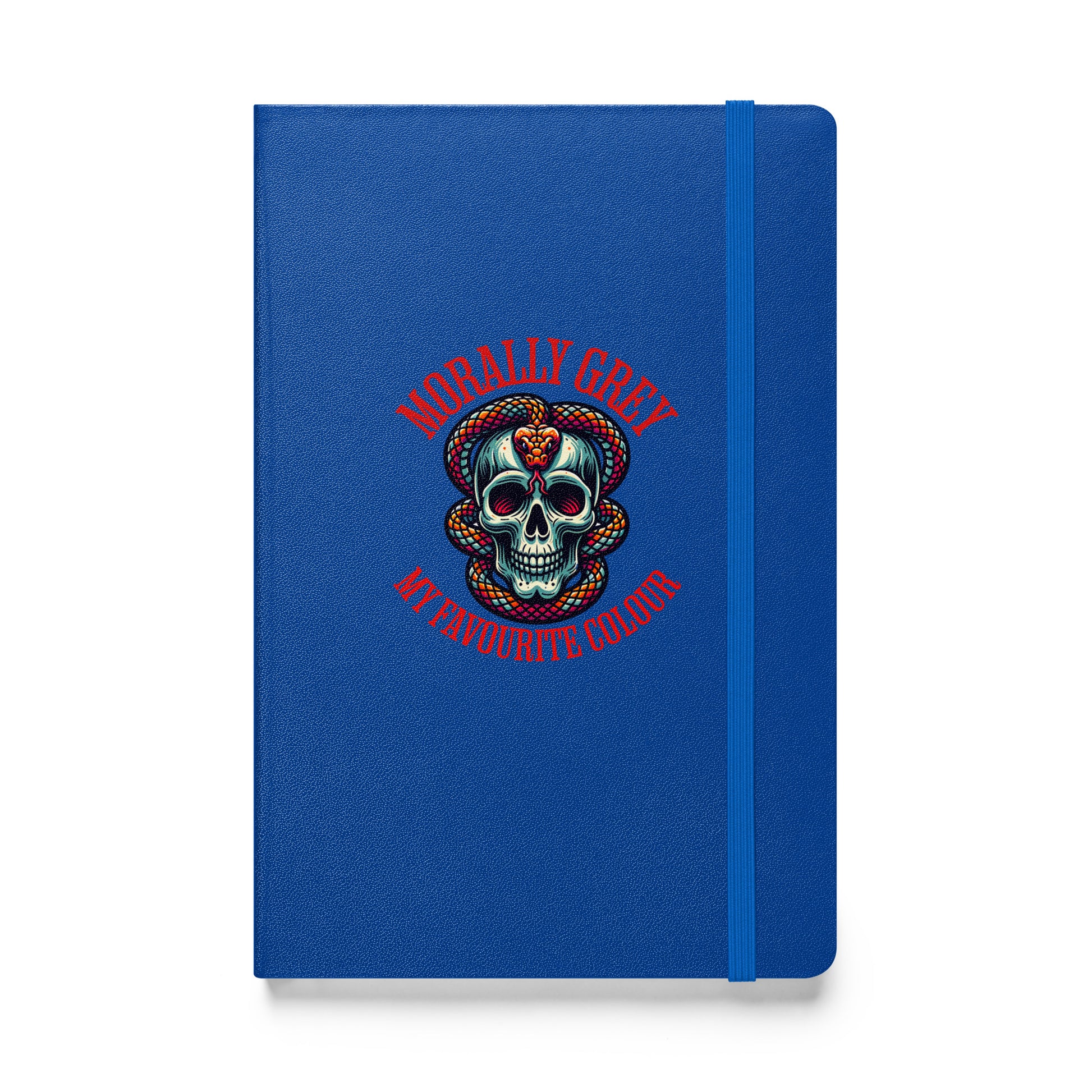 Morally Grey Hardcover notebook - Bookslut Shirts