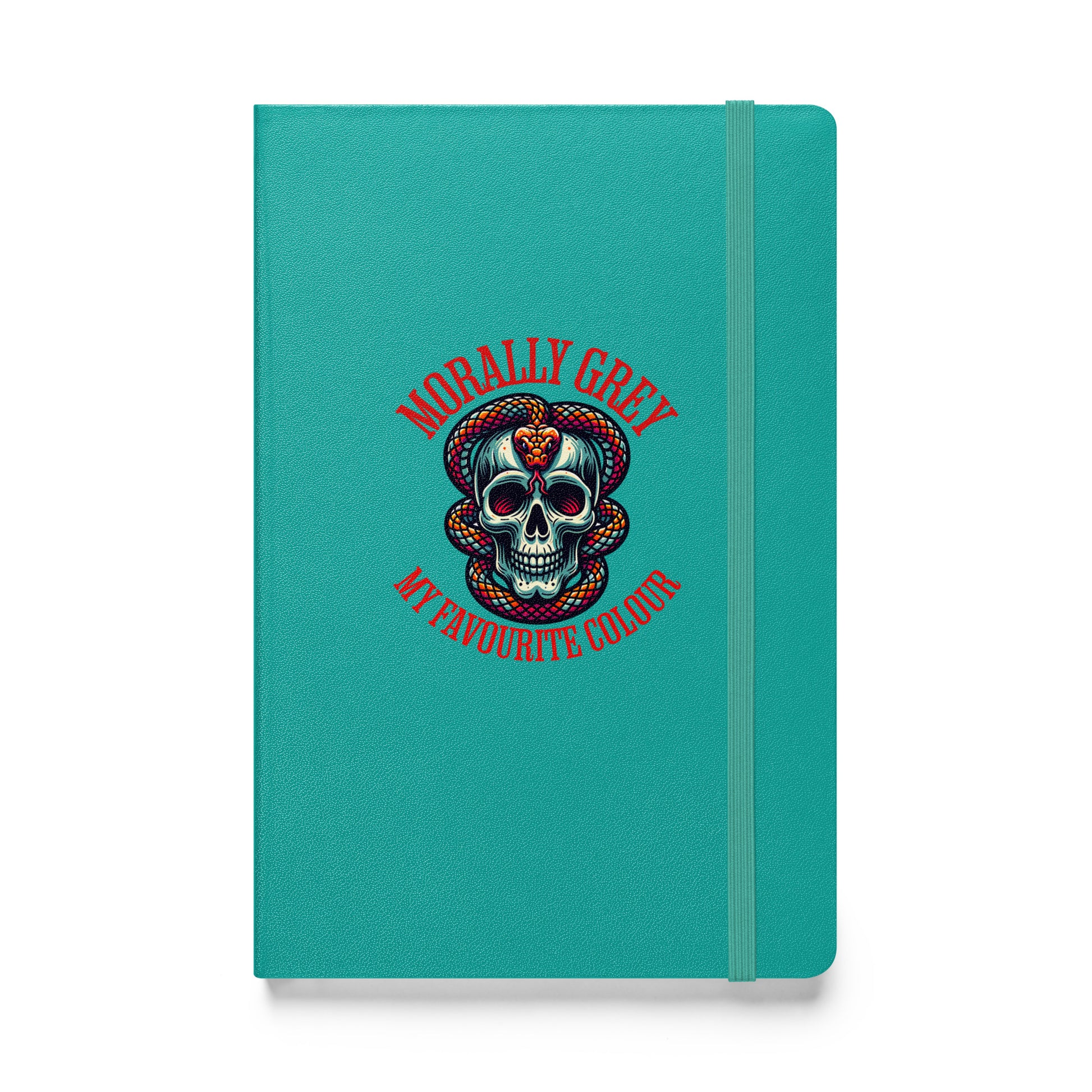 Morally Grey Hardcover notebook - Bookslut Shirts