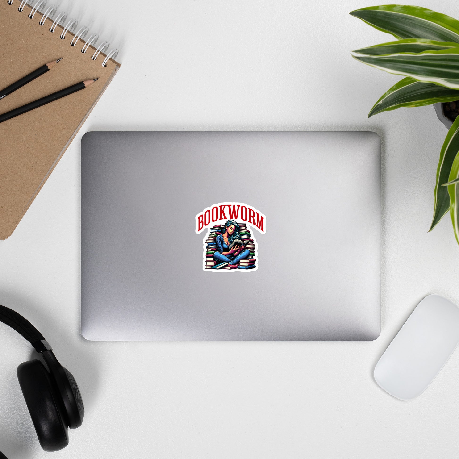 Bookworm stickers - Bookslut Shirts