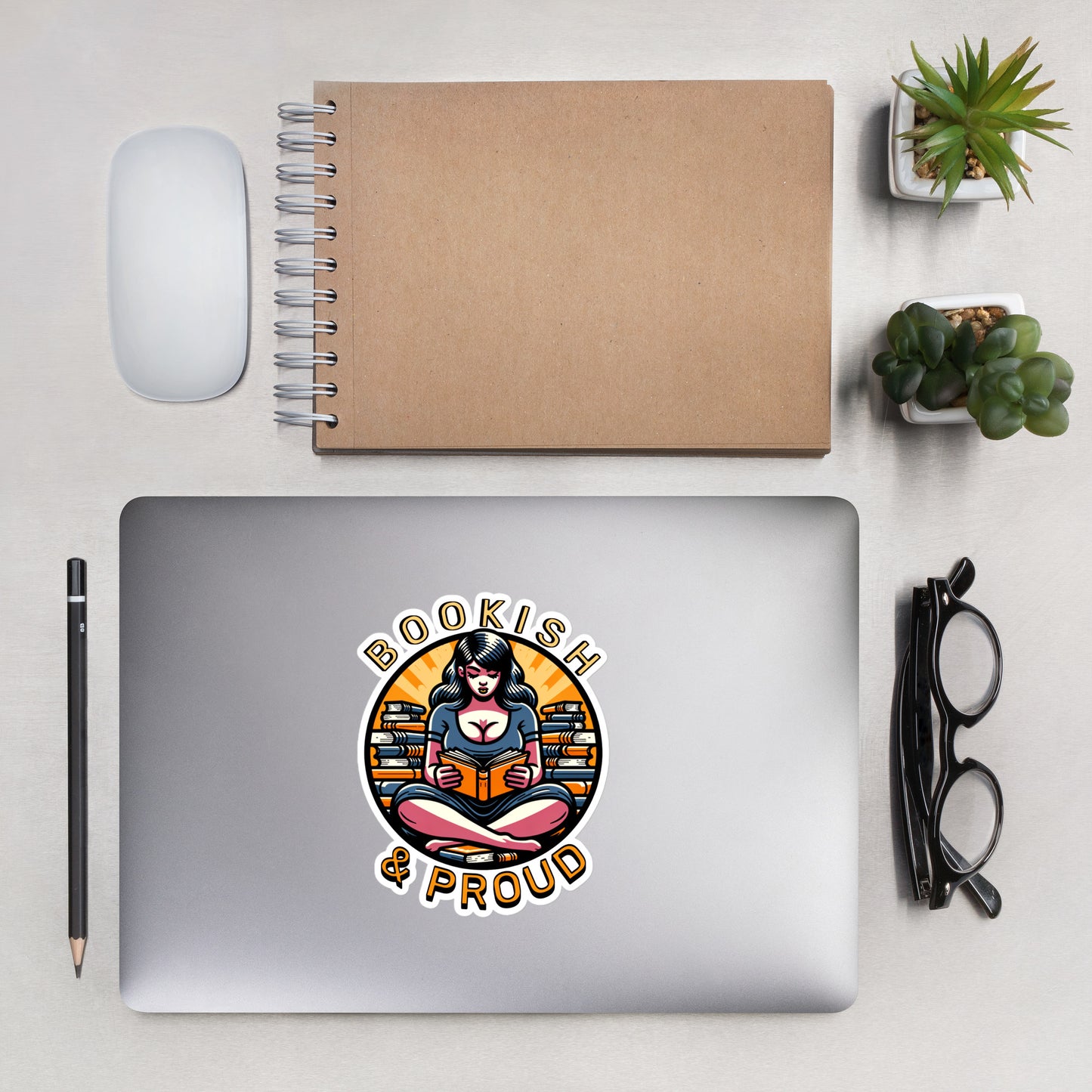 Bookish & Proud Stickers - Bookslut Shirts