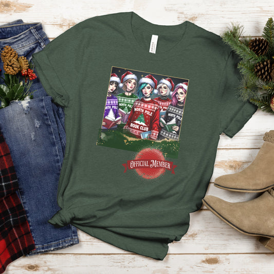 📚❄️ North Pole Book Club Tee ❄️📚