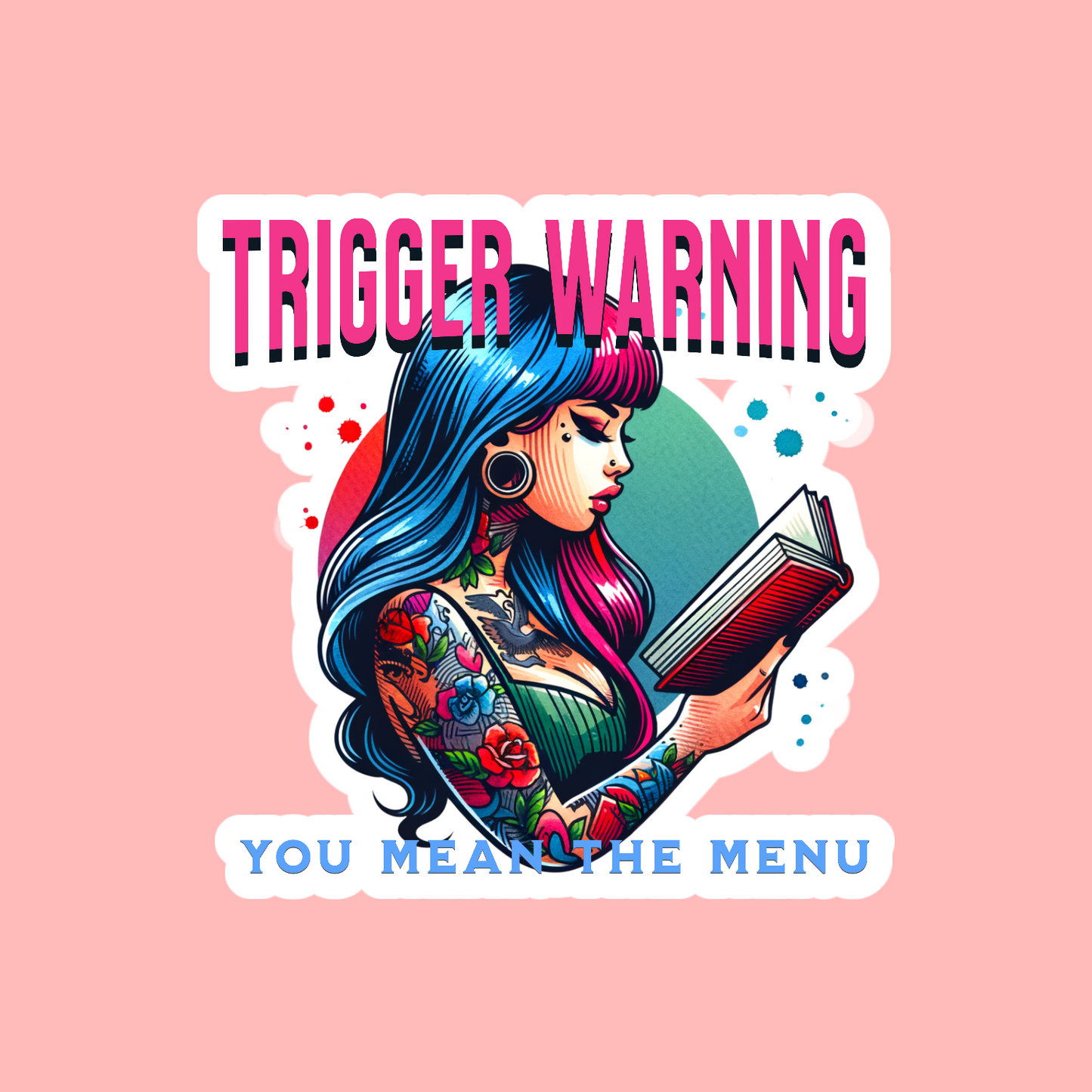 My Trigger Menu Bubble-free stickers