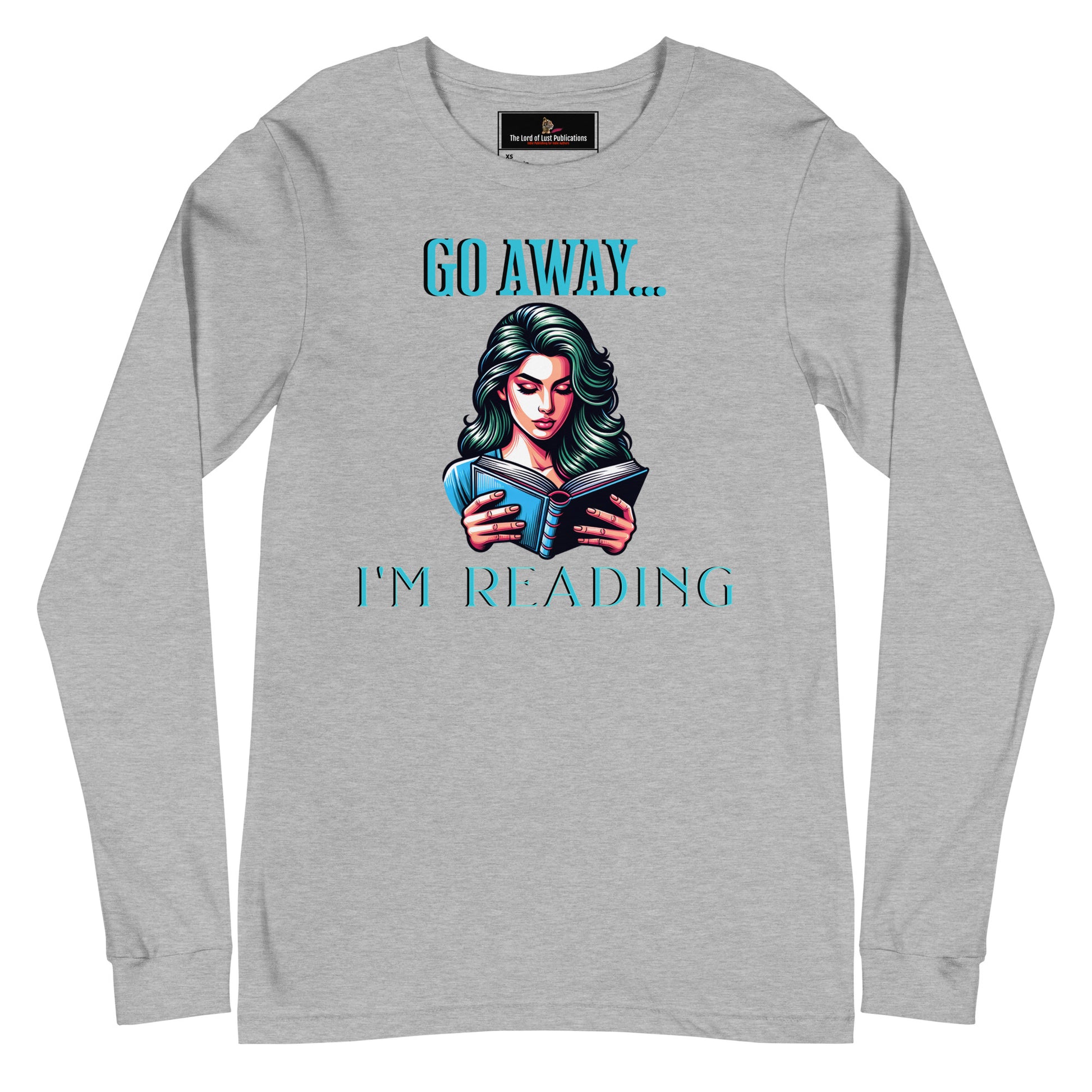 I'm Reading... Unisex Long Sleeve Tee - Bookslut Shirts