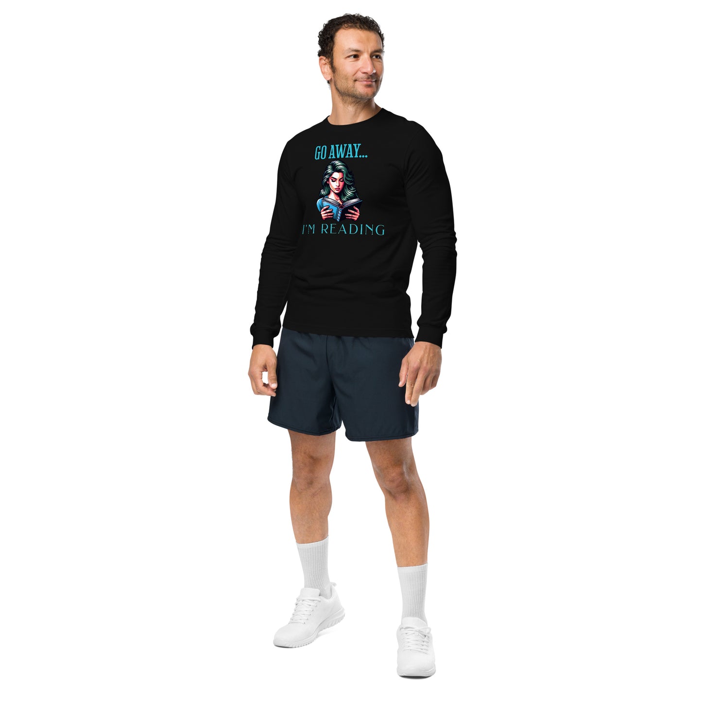 I'm Reading... Unisex Long Sleeve Tee - Bookslut Shirts