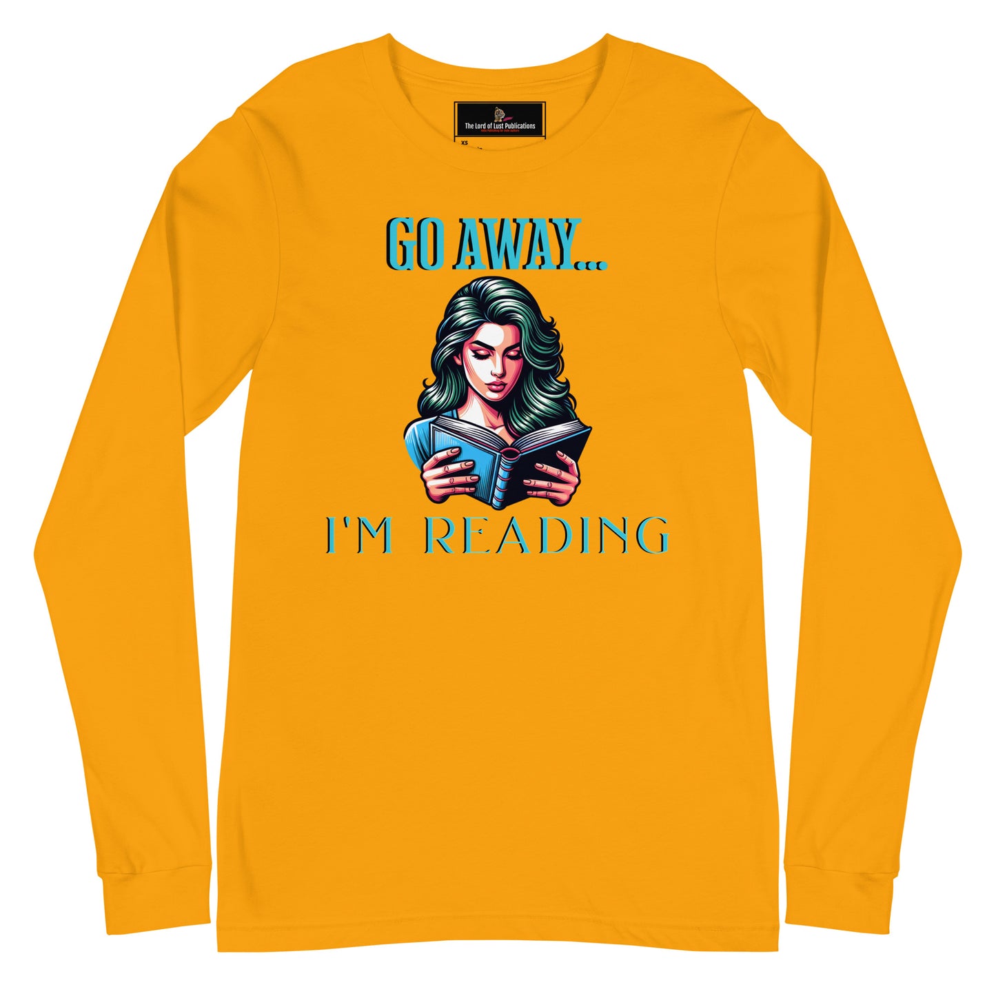 I'm Reading... Unisex Long Sleeve Tee - Bookslut Shirts