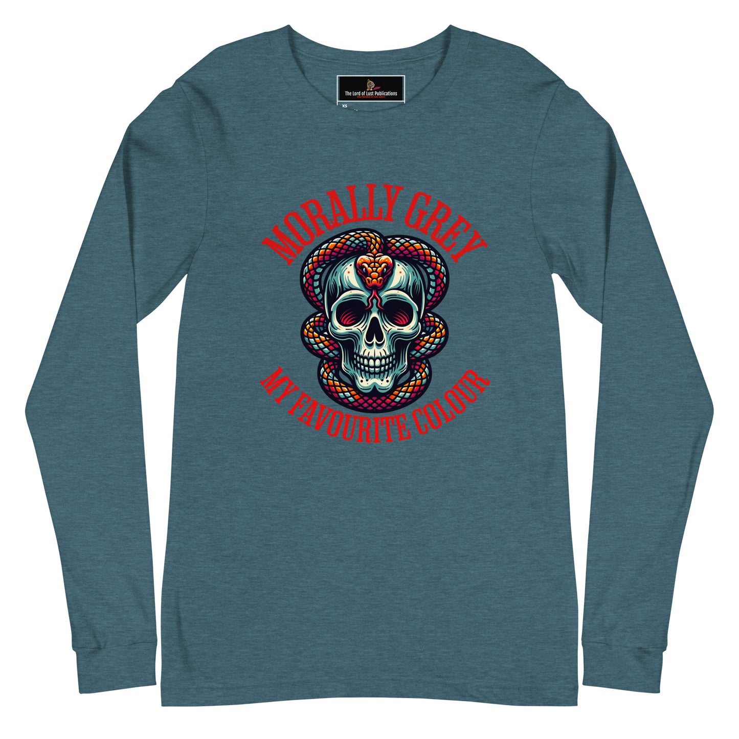 Morally Grey Unisex Long Sleeve Tee - Bookslut Shirts