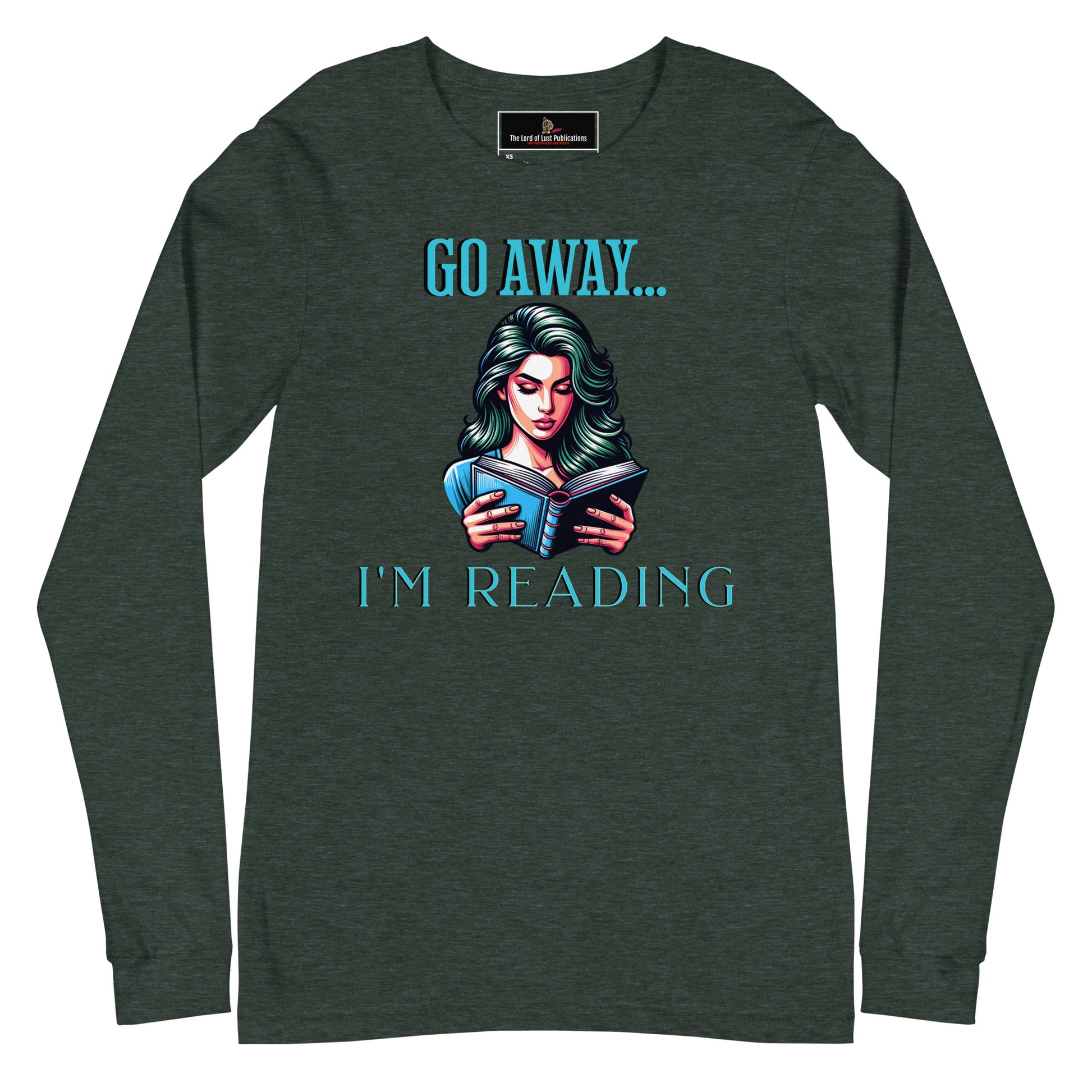 I'm Reading... Unisex Long Sleeve Tee - Bookslut Shirts