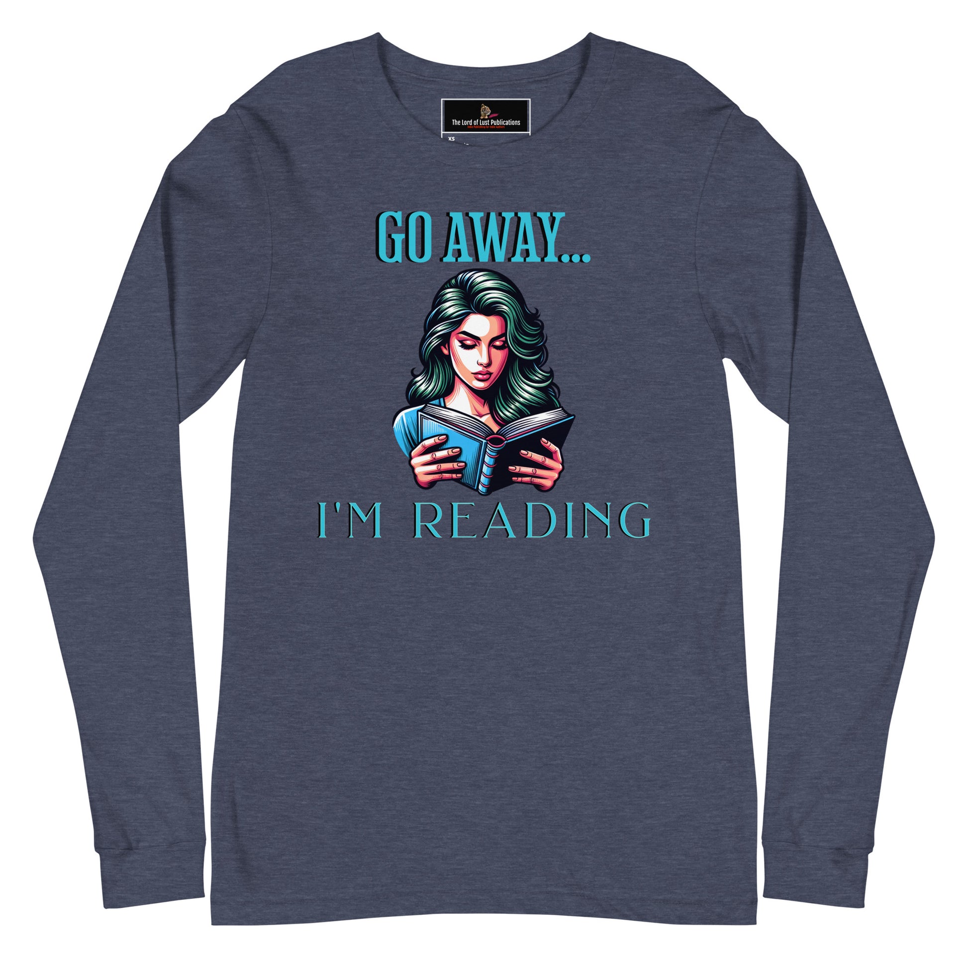 I'm Reading... Unisex Long Sleeve Tee - Bookslut Shirts