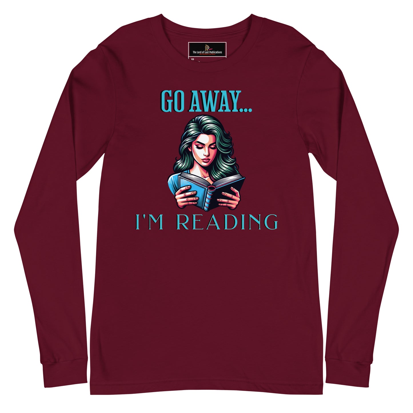 I'm Reading... Unisex Long Sleeve Tee - Bookslut Shirts