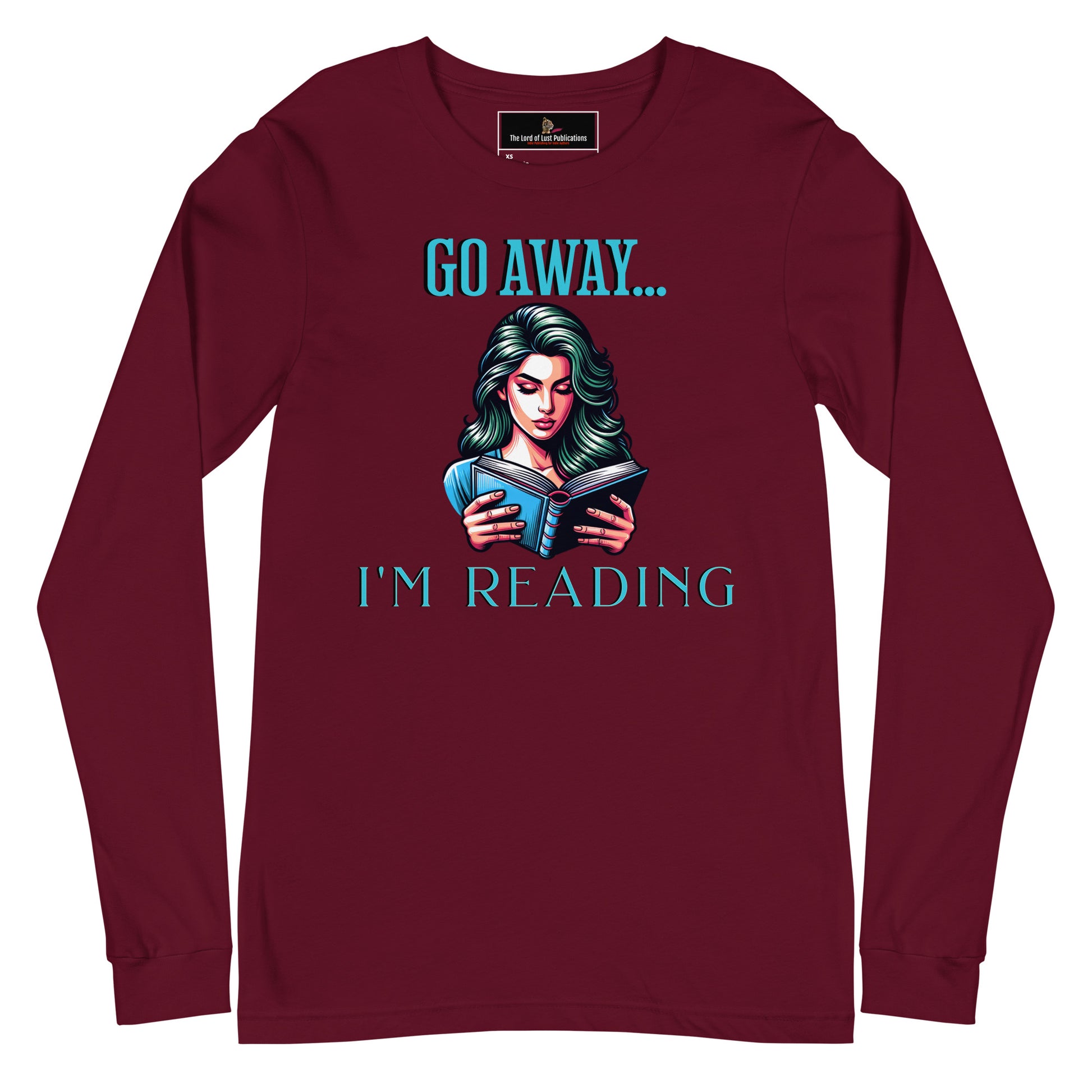 I'm Reading... Unisex Long Sleeve Tee - Bookslut Shirts