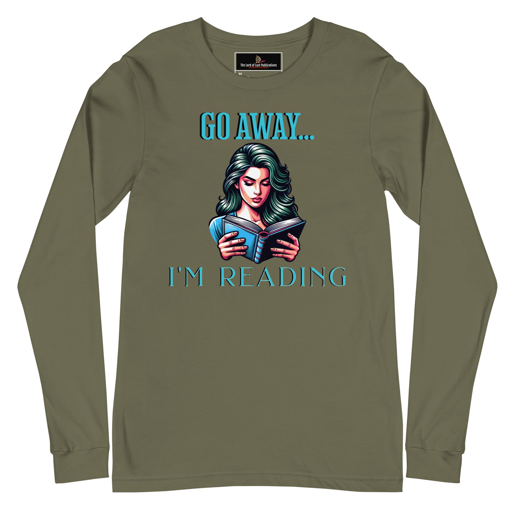 I'm Reading... Unisex Long Sleeve Tee - Bookslut Shirts