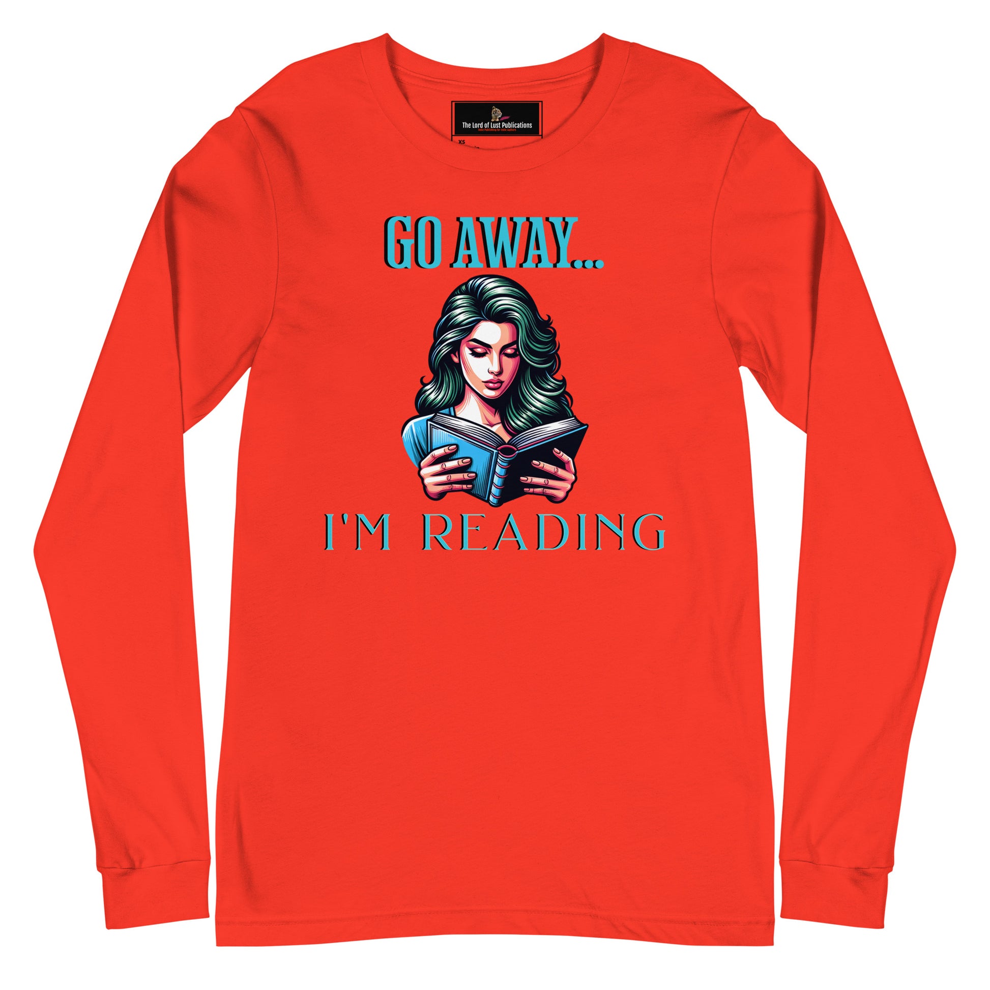 I'm Reading... Unisex Long Sleeve Tee - Bookslut Shirts