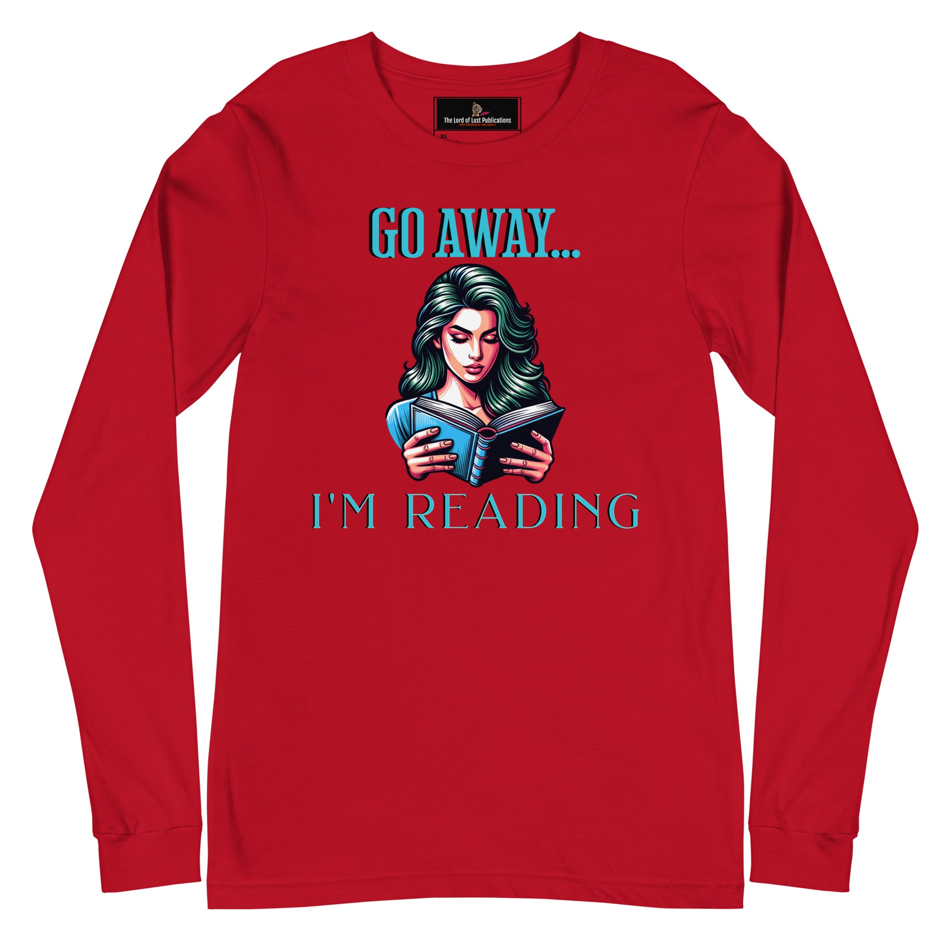 I'm Reading... Unisex Long Sleeve Tee - Bookslut Shirts