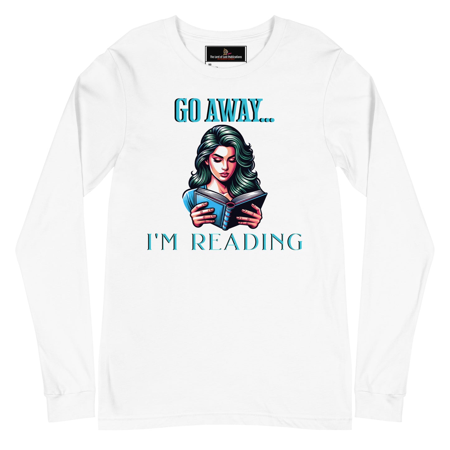 I'm Reading... Unisex Long Sleeve Tee - Bookslut Shirts