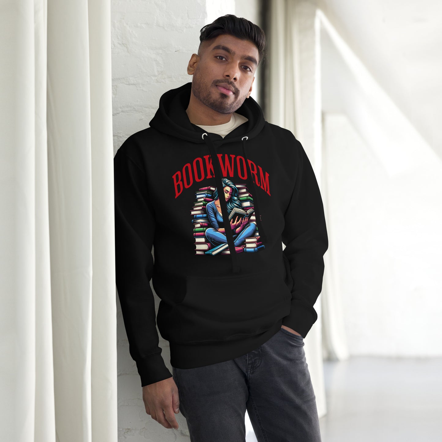 Bookworm Unisex Hoodie - Bookslut Shirts