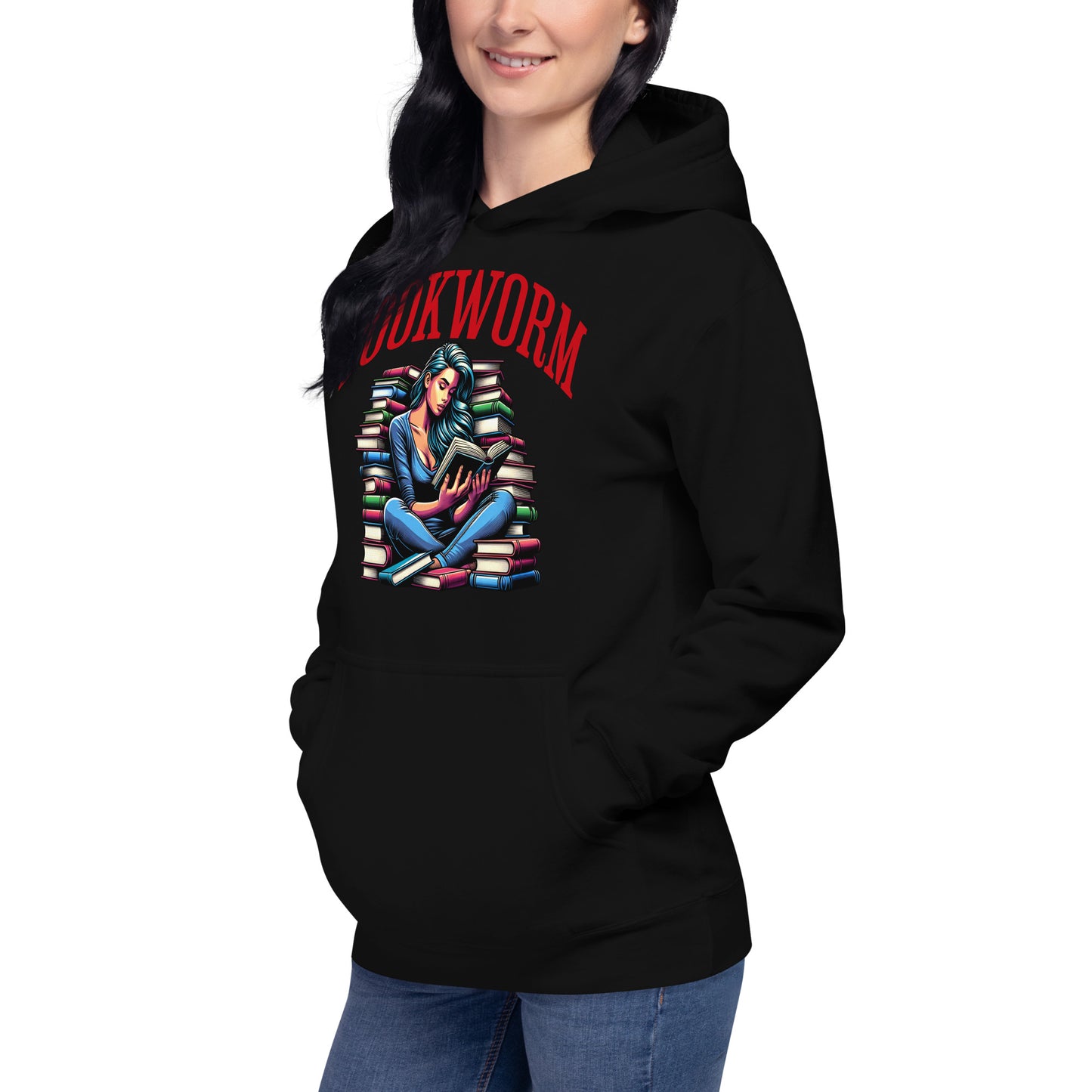 Bookworm Unisex Hoodie - Bookslut Shirts